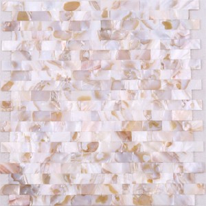 Cena hurtowa Natural Seashell Backsplash mozaiki na ścianę